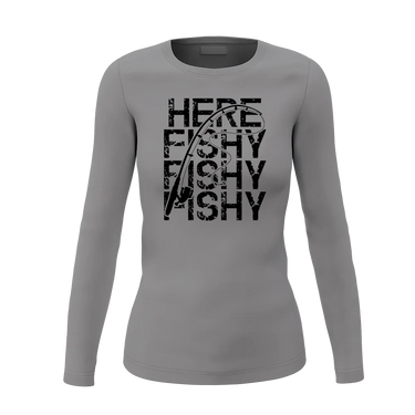 Here Fishy Fishy Women Long Sleeve Shirt